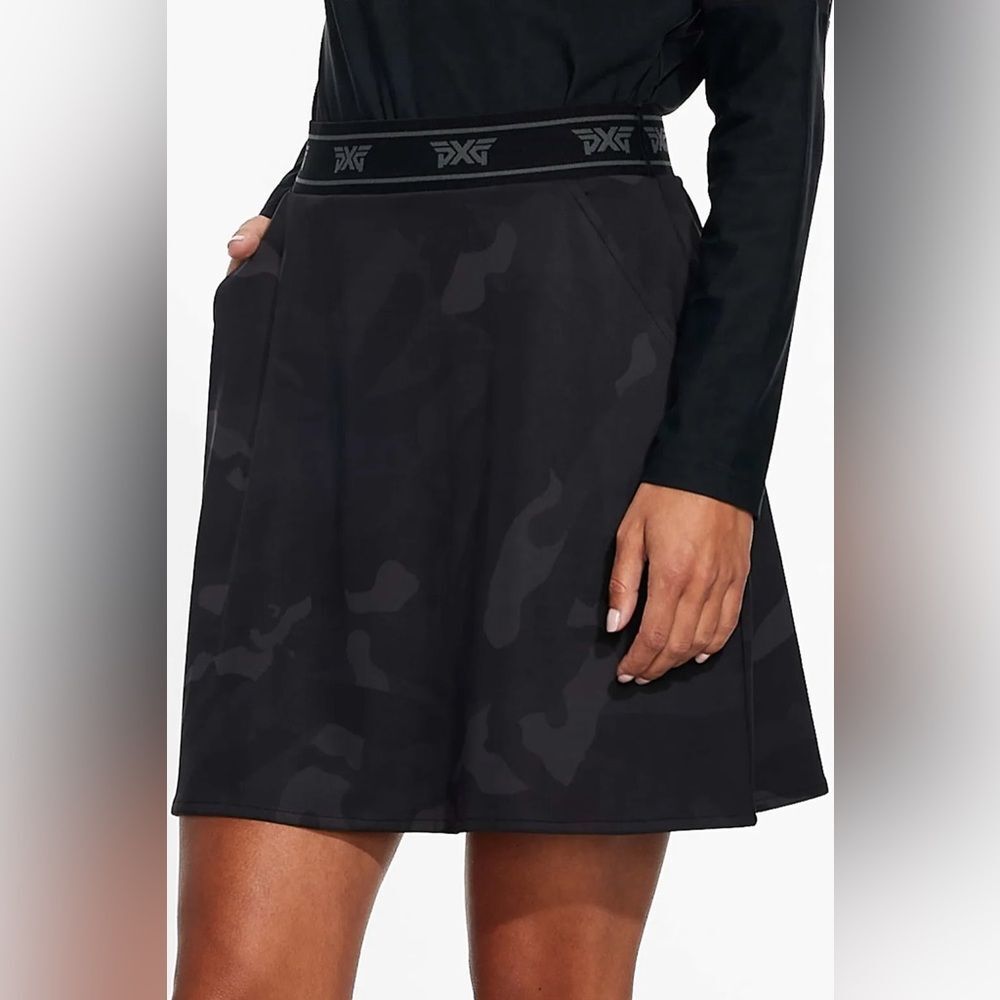 PXG Fairway Camo Flare Skort XS BuiltIn Shorts Tennis Pickleball Golf Activewear
